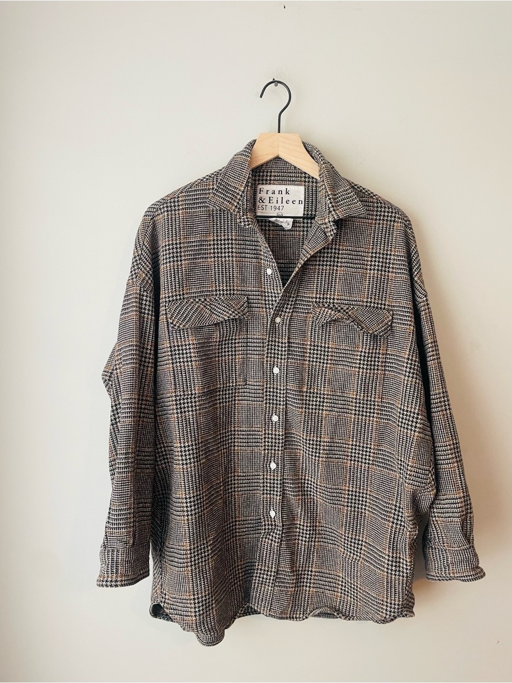 Frank & Eileen Waverly Brown Italian Woven Flannel